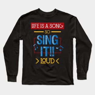 Inspirational Music Quotes For Life Long Sleeve T-Shirt